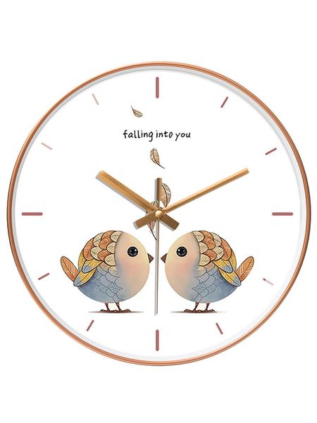 Relógios de parede design moderno relógio digital cozinha grande relógio cuckoo para crianças simples 5