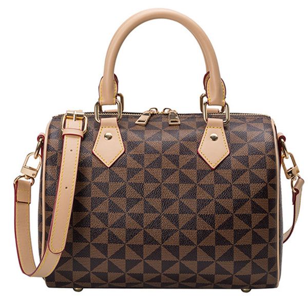 

hh designers women speedy pillow shoulder bags messenger travel bags classic style fashion flowers lady totes luxury handbags 30cm sac femme