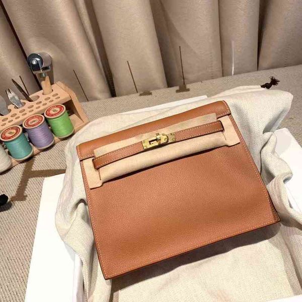 

designer kellies handbags yaoyoupin all steel hardware evercolor cow leather h home golden brown golden buckle dance bag danse wm
