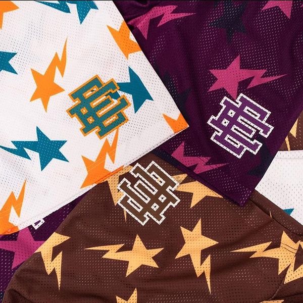 

men's shorts eric emanuel ee summer men gym sports athletic running sport fitness beach basketball jogging man loose, White;black