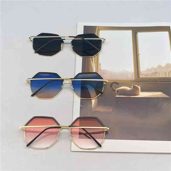 

gg designer cycle fashion cc sunglasses woman mens irregular octagonal anti ultraviolet personality big round face, White;black