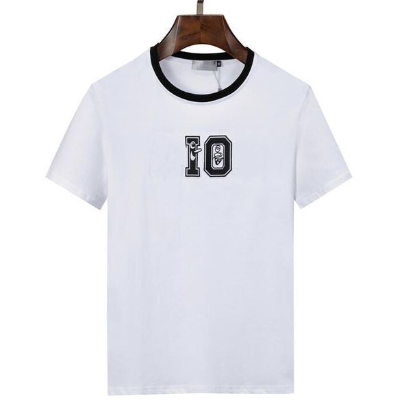 

022 mens fashion t shirt designers men clothing black white tees short sleeve women's casual hip hop streetwear tshirts#006, White;black