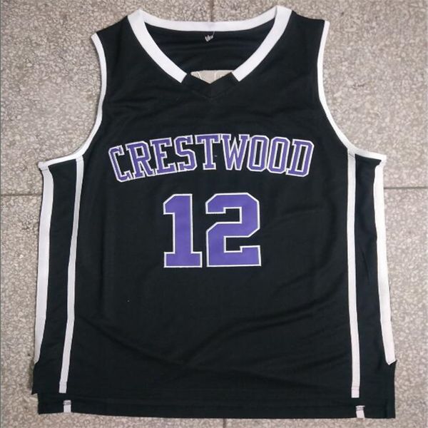 

ncaa college 12 morant city basketball jerseys, Black