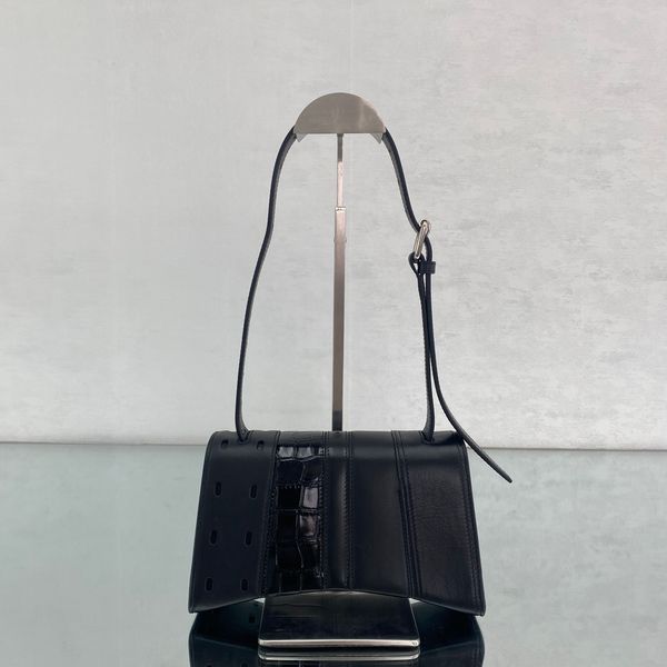 

the new hourglass multibelt bag in croc embossed