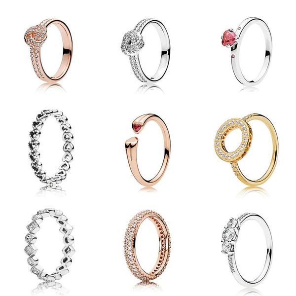 

new 100% 925 sterling silver ring 180997cz 190997cz 196574czrmx 190980 186570czr 167096cz 190943cz 180909cz 196242cz gifts218j