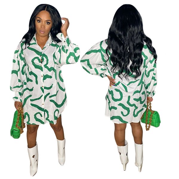 

neck women lapel printed blouse 2022 new long sleeved shirts, White