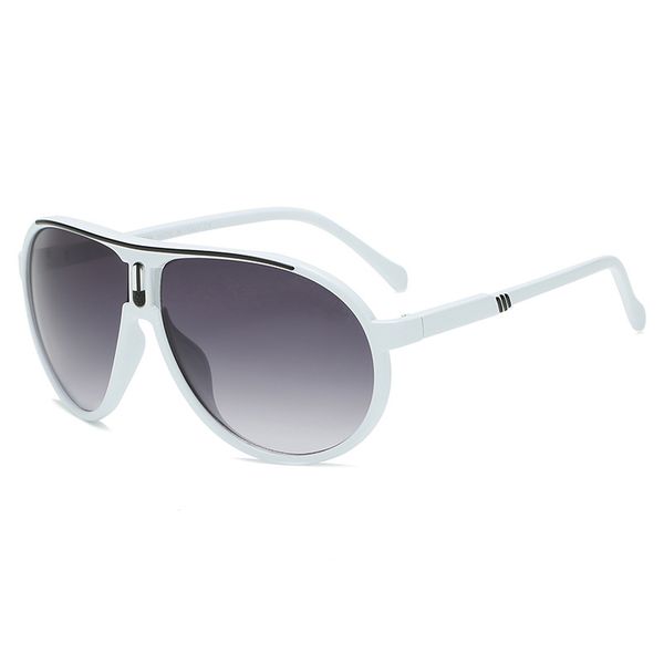 

sunglasses classic round brand design uv400 eyewear metal gold frame sun glasses men women mirror polaroid glass, White;black