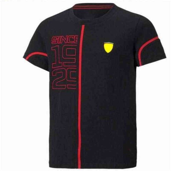 

customizable f1 racing suit summer short-sleeved t-shirt formula 1 team factory uniform344r, White;black