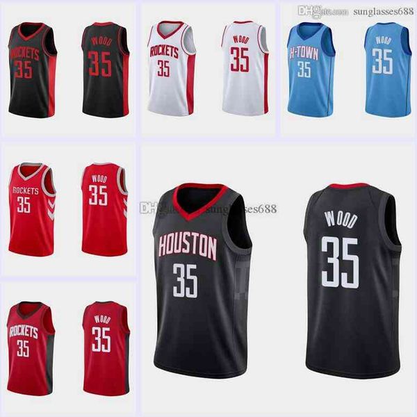 

christian wood jersey 2021-22 houstoncity basketball jerseys men youth s- in stock, Black