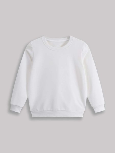 

toddler boys solid round neck sweatshirt she, Black