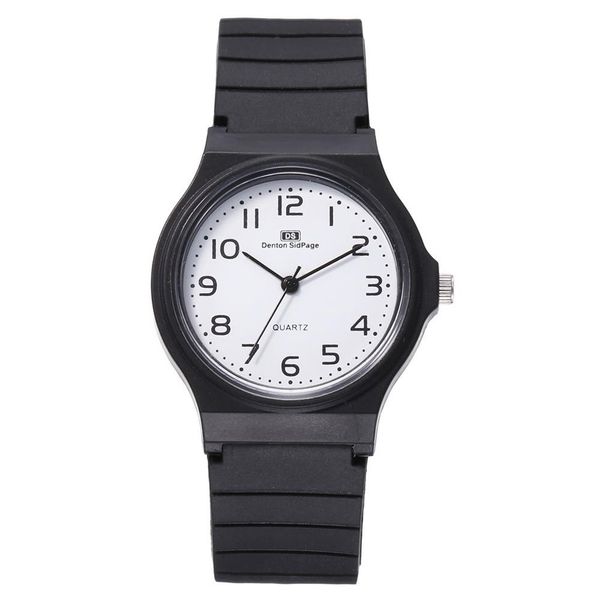 O aluno observa Ultra-Thin Unisex Kids Silicone Watch Sports Sports Analog Wristwatch Quartzwatches Kids Presente Color6