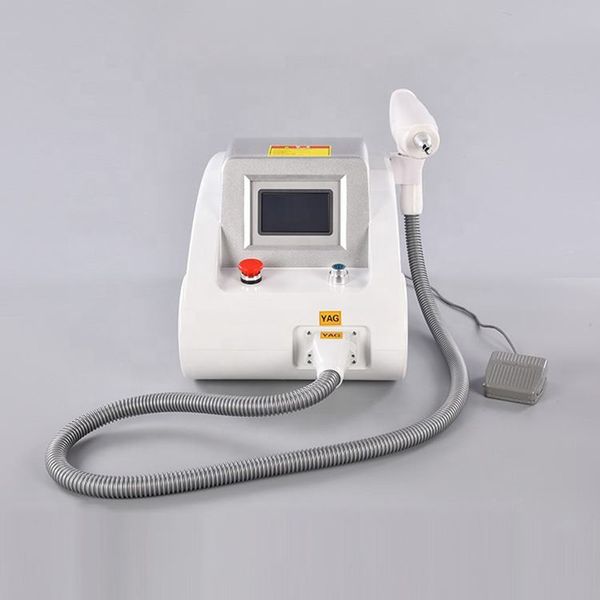 Equipamento de beleza a laser Remoção de tatuagem de tatuagem de carbono rejuvenescimento rejuvenescimento por portátil q comutação e shreads sardas de laser