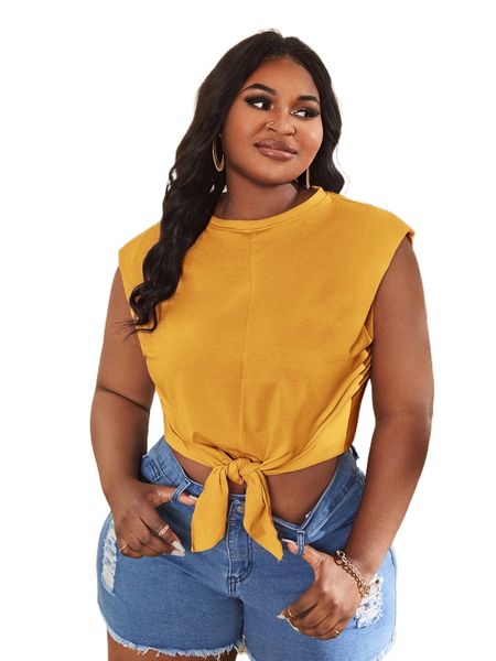 

plus solid knot tank h9cd#, Black