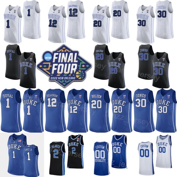 

ncaa 2022 final four blue devils college basketball 23 shelden williams jerseys 5 mason plumlee 0 austin rivers 2 nolan smith 30 jon scheyer, Black