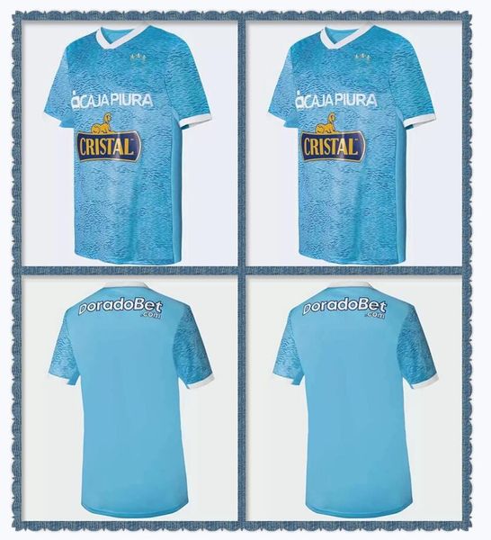 

2022 2023 club sporting cristal soccer jerseys gonzales pacheco lora hohberg duarte sosa loyola 22/23 los cerveceros home bule jersey footba, Black;yellow