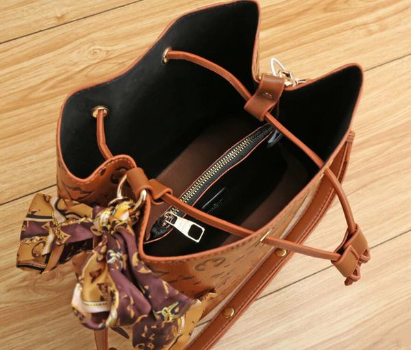 

designer bag neonoe bucket bags totes women drawstring neo noe handbags luxurys vuttons leather shoulder crossbody monograms embossing purse