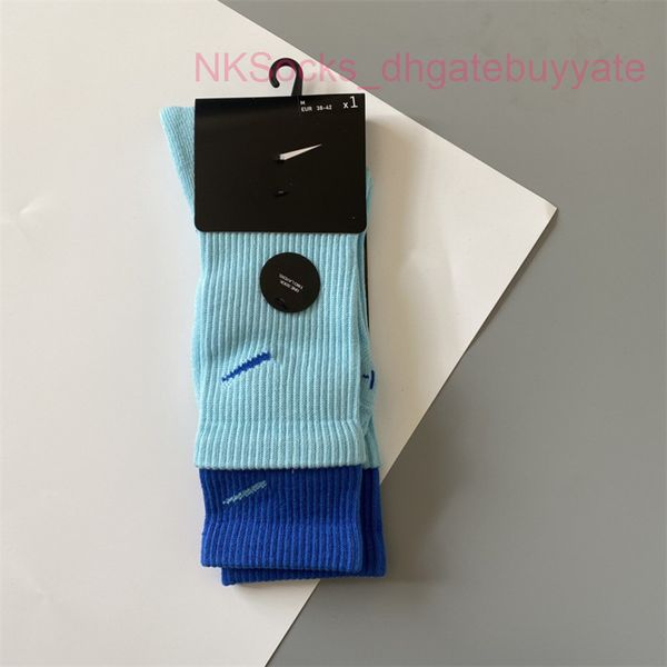 

men fashion classic socks hook brand color stitched men's women's long tube sports training sock street couple middle tubes luxury, Black