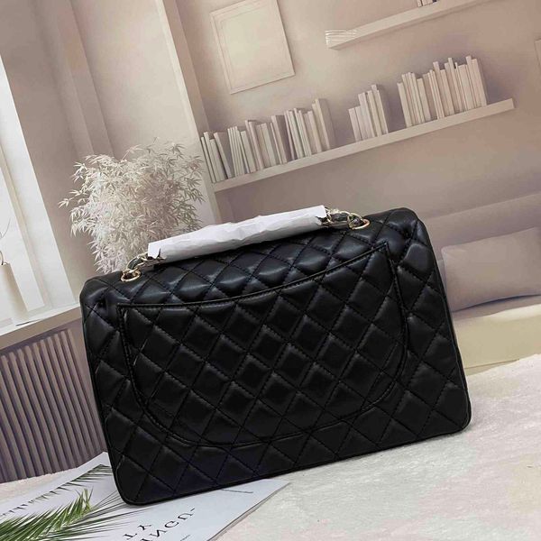 

luxury leather flap chain one shoulder crossbody bag new chip summer 2022 large bag