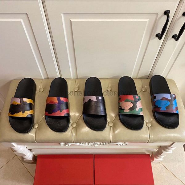 Высококачественные стильные тапочки тигры модные классики слайды сандалии мужчины женские туфли Tiger Design Summer Huaraches с Dustbag by