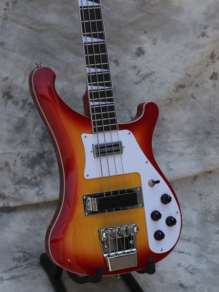 

ms electric bass guitar rd burst solid body 4 strings oem accepted