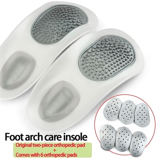 

arch support insole designed for x o leg flat foot care orthopedic replaceable massage mens womens sports 226029, White;pink