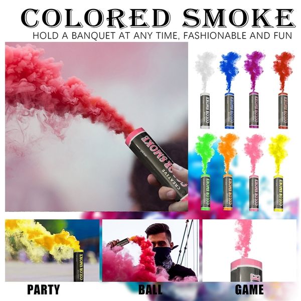 Altri accessori per feste Pillole di fumo colorate Combustione Smog Cake Effect 220823