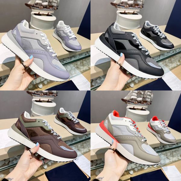 

2022 catwalk new couples casual shoes man woman high-end design b29 cowhide sheepskin tpu outsole slide bizshoes sports shoes 35-46, Black
