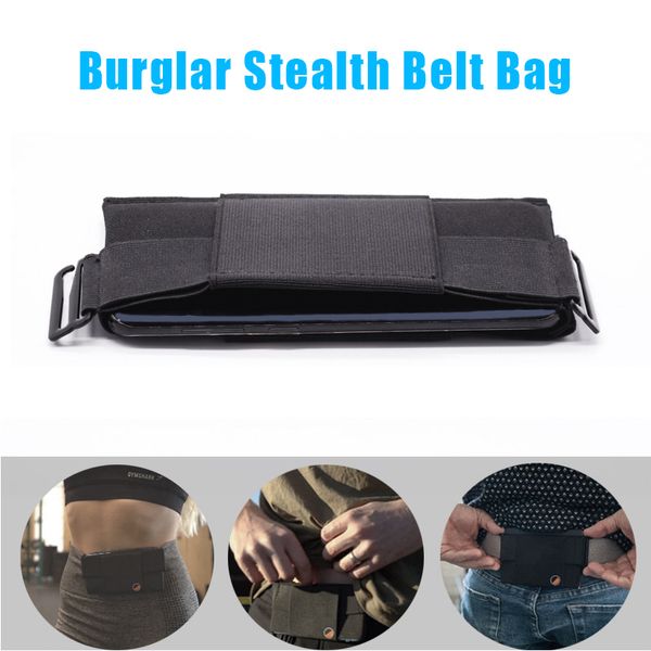 

minimalist invisible travel wallet waist packs bag mini pouch for key card phone sports outdoor hidden security men wallet