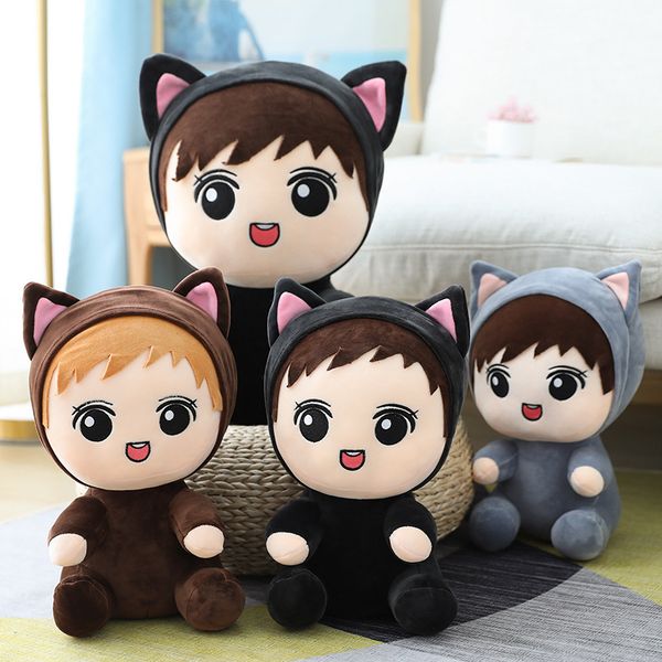 

cute cat doll plush toy plushs doll cartoon stuffed dolls children's christmas gift home decoration 35cm dhl