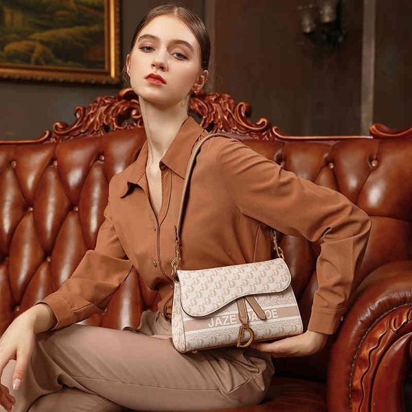 

hong minority style messenger women's bag new leather armpit bag versatile portable one shoulder bag purses_577q