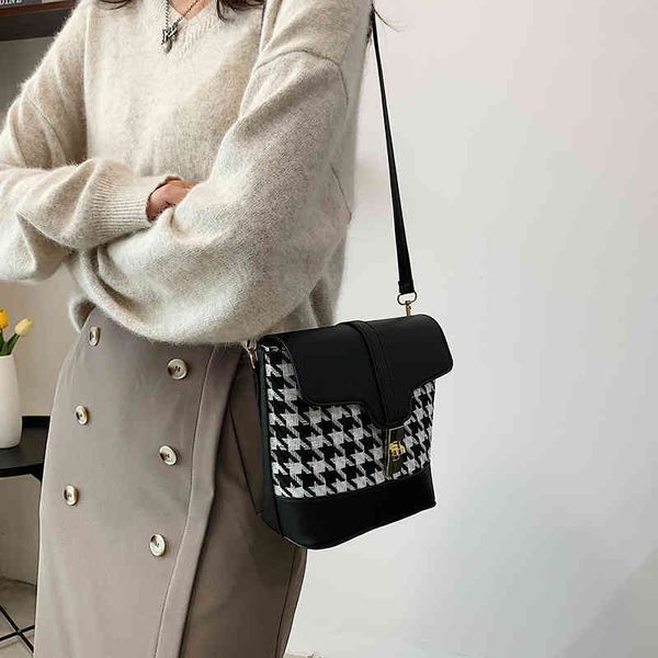 

popular small bag for women autumn new versatile messenger bucket bag