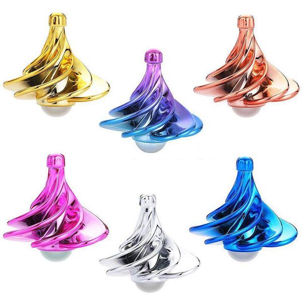 

funny desk wind blowingtoy rotating pocket toy fidget kinetic spinner stress relief toys for children birthday xmas gift