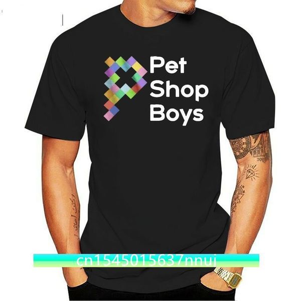 

rare psb pet shop boys band tshirt mens black size s to 2xl 220702, White;black