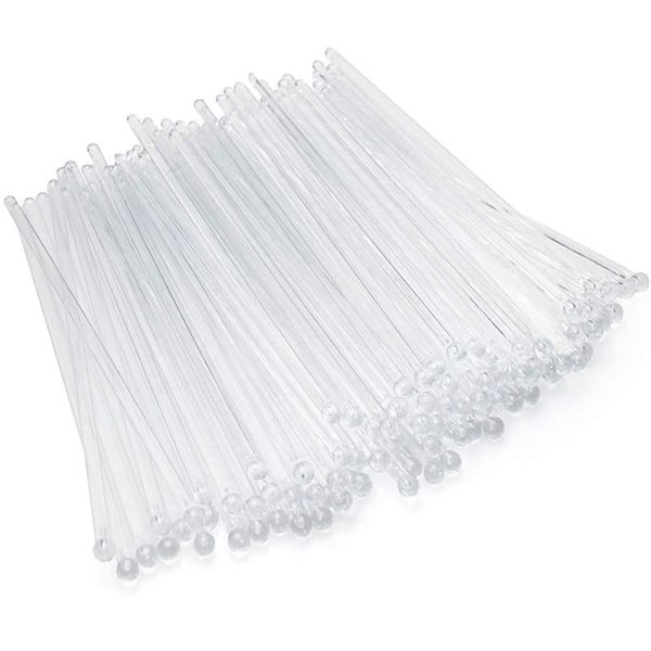 Top kafa karıştırıcı bar araçları Tekerlekli Plastik Yuvarlak Üst Kristal Swizzle Sticks Kristal Kek Pops Kokteyl Kahve İçecek Karıştırıcılar Mutfak Barware