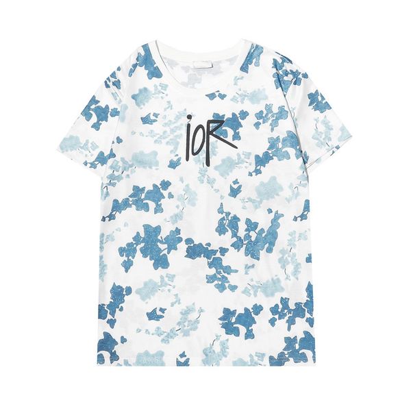 

designer tide t-shirt chest letters laminated printing short sleeve high street loose oversized casual t-shirt 100% cotton men's and wo, White;black