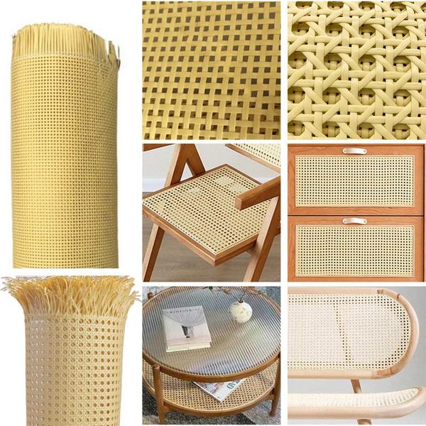 Dekoratif Çiçek Çelenk Boyutları Yapay Rattan Baston Plastik Dokunma Sayfası Panelleri Dokunma Dekoru Onarım Malzemesi Mobilya AccessoriesDeco