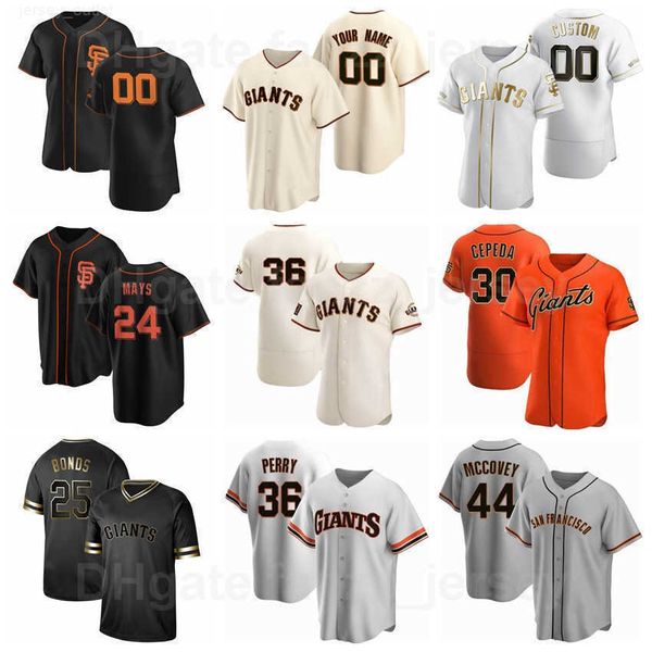 

baseball 30 orlando cepeda jersey 24 willie mays 25 barry bonds 27 juan marichal 36 gaylord perry 44 mccovey 8 hunter pence 9 garrett willia, Blue;black