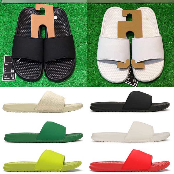 

2022 benassi slide slippers jdi tanjun men women summer beach sandals fashion outdoor slides shoes triple white black