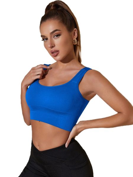 

high support scoop neck sports bra r7pj#, Gray