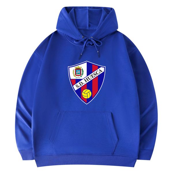 

sd huesca soccer hoodies outdoor jackets men tracksuits sweater sports winter mens hooded football training jacket tracksuit sweatshirts pul, Blue;black