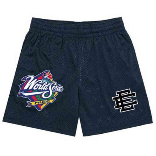 

brand fashion luxury loose ee shorts casual eric emanuel designer fitness sports mesh short breathable summer baseball major league basketba, White;black