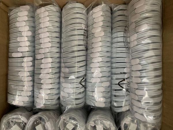 

100pcs 7 generation 1m/3ft 2m/6ft cables usb for 8 xs data sync charge phone cable