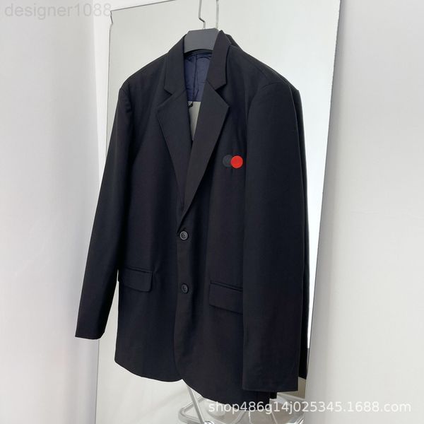 

women's suits & blazers designer [correct version]home b double circle embroidered letter suit with printed metal shoulder pads loose, White;black