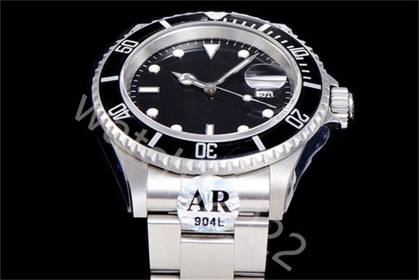 

ar factory rotating alloy bezel mens automatic cal.3135 eta watch men 50th anniversary 16610 watches 904l steel retro wristwatches, Slivery;brown