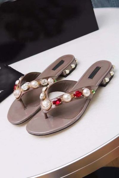 

spring banquet wedding pearl crystal diamond slippers are very light round toe heel women's shoes size 35-43 0004, Black