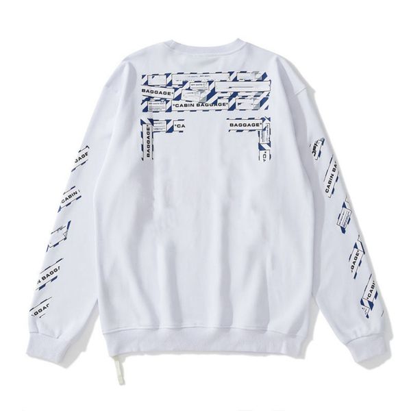 

mens offs classic sweatshirts designer fashion hoodies loose pullover hip hop oil paint back arrow x men women hooded casual hoodie jackets, Black