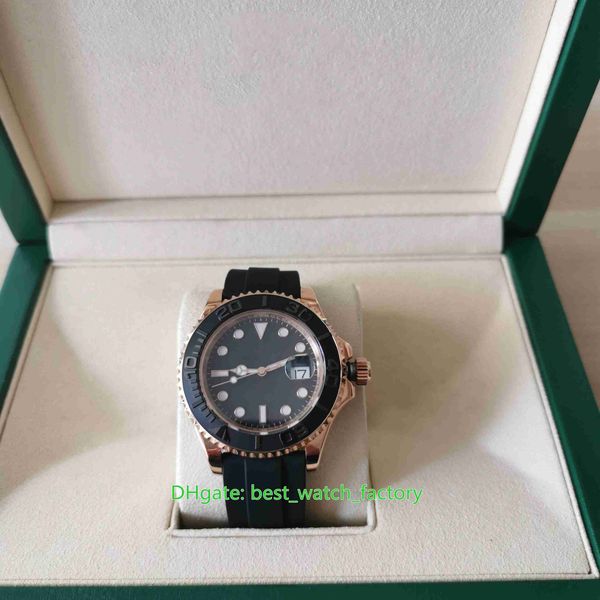 Con documenti di scatola Orologi di alta qualità BP Maker 40mm 116655 Cinturini Oysterflex Oro rosa 18 carati Asia 2813 Movimento meccanico automatico Orologio da uomo Orologi da polso da uomo