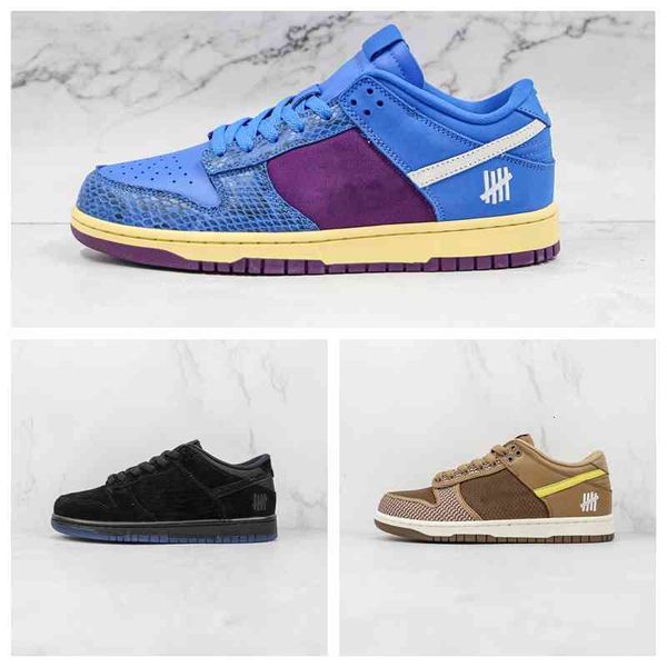 

2021 undefeated low basketball shoes 5 on it dk vs 1 lemon frost signal blue black desginer skateboard shoe men women comfortable trainer, White;red