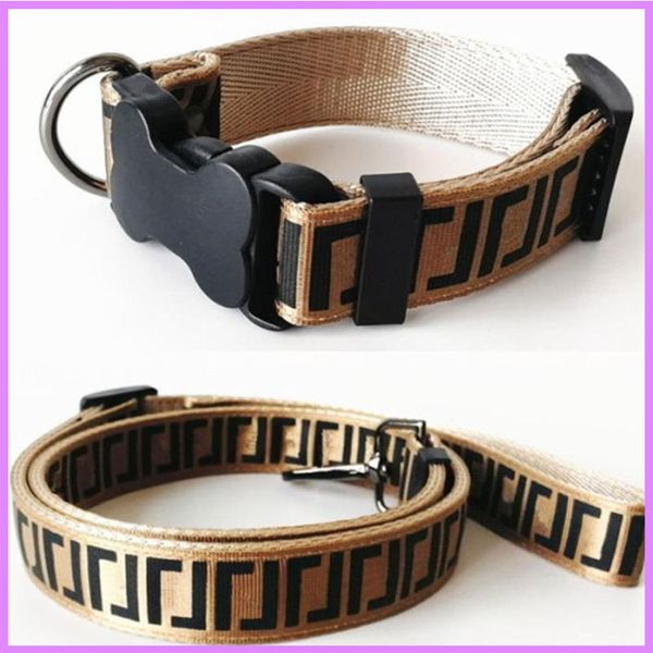 Accessori di moda Collari per cani di lusso Guinzagli Set Nuovo guinzaglio di design Cinture di sicurezza Catena per animali domestici e per animali domestici Con per s Cat FF Lettere Motion current 52ess