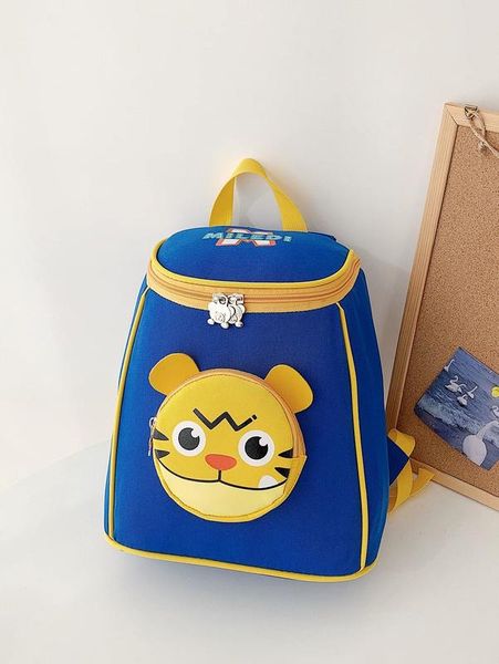 

boys tiger print backpack she